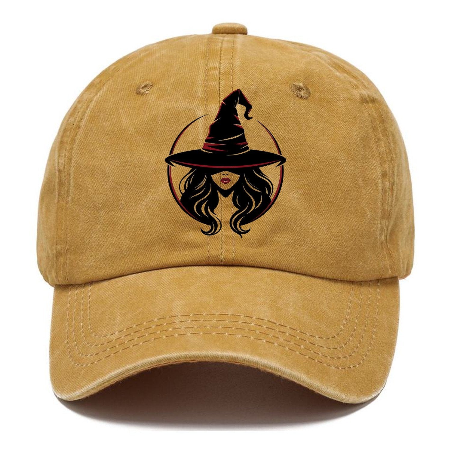 Witch Silhouette Classic Cap – Golden Harvest