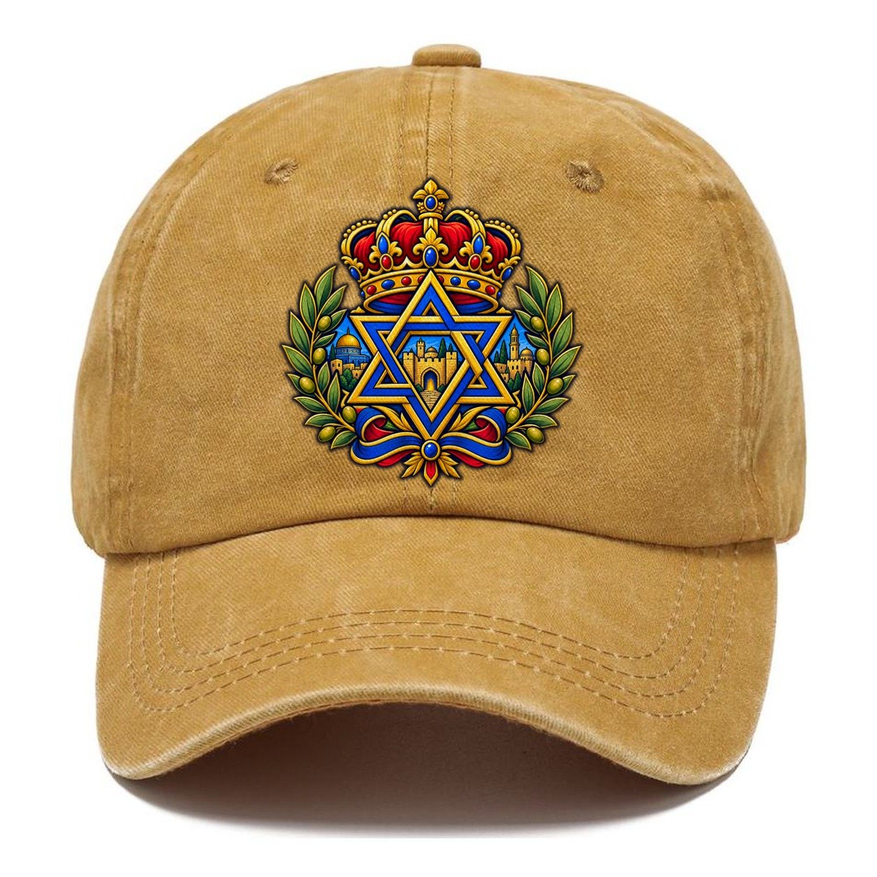 Crown Of David Jerusalem Classic Cap – Golden Harvest