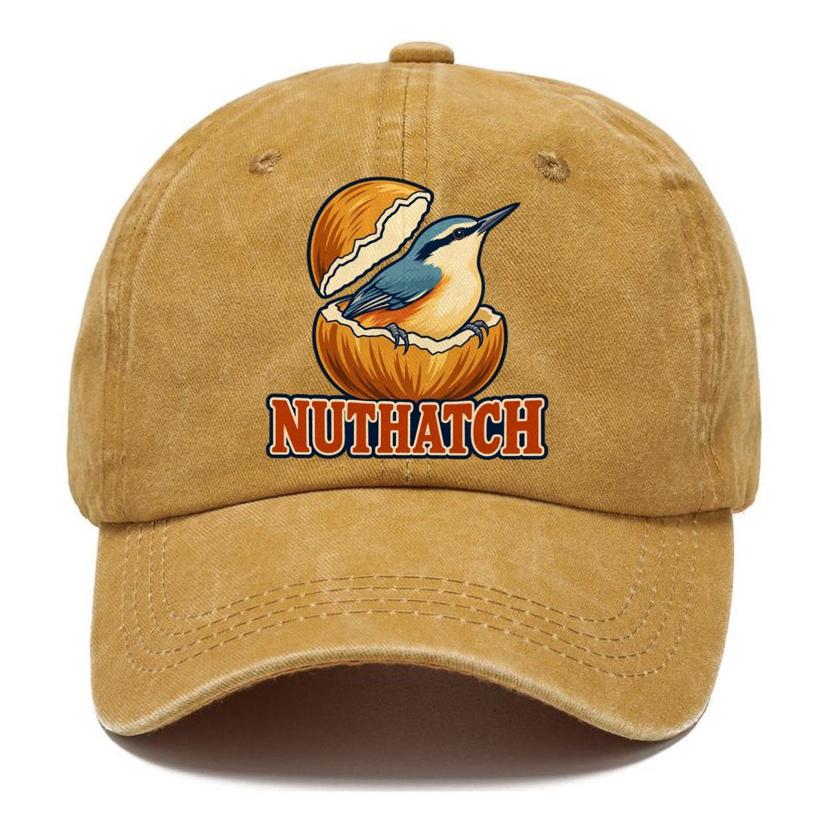Nuthatch Birdwatching Classic Cap – Golden Harvest