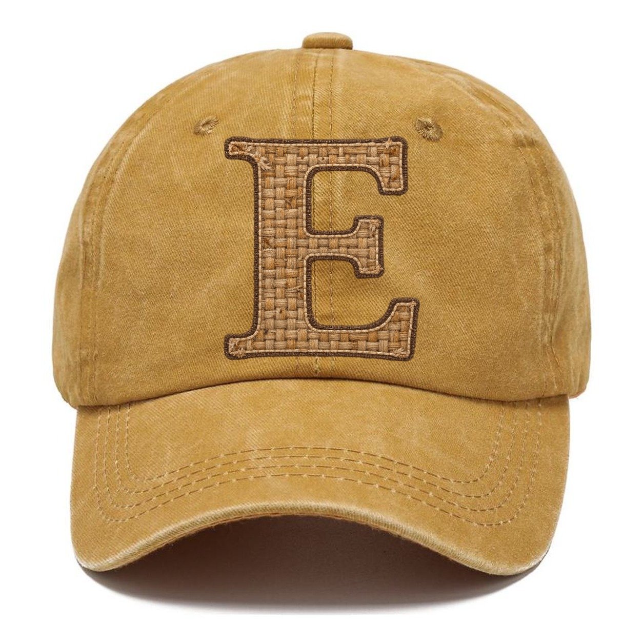 Woven Tweed E Monogram Classic Cap – Golden Harvest