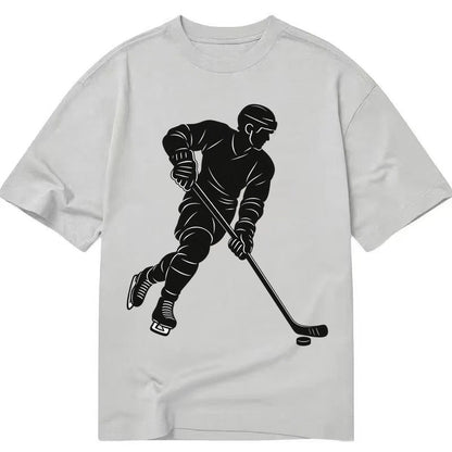 Ice Hockey Player Classic T-shirt – Grey