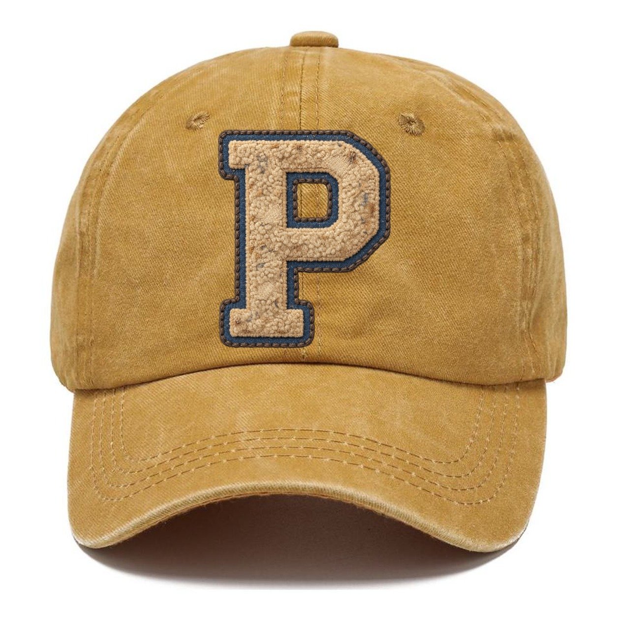 Varsity Chenille P Monogram Classic Cap – Golden Harvest
