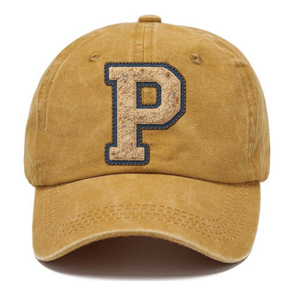 Varsity Chenille P Monogram Classic Cap – Golden Harvest