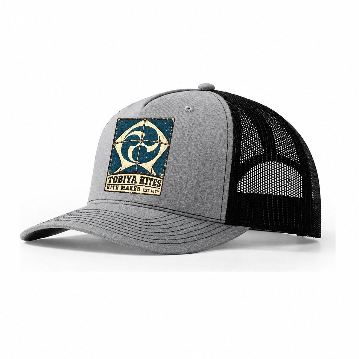 Tako Kite Works Noren Trade Co Trucker Hat – Sport Grey Black