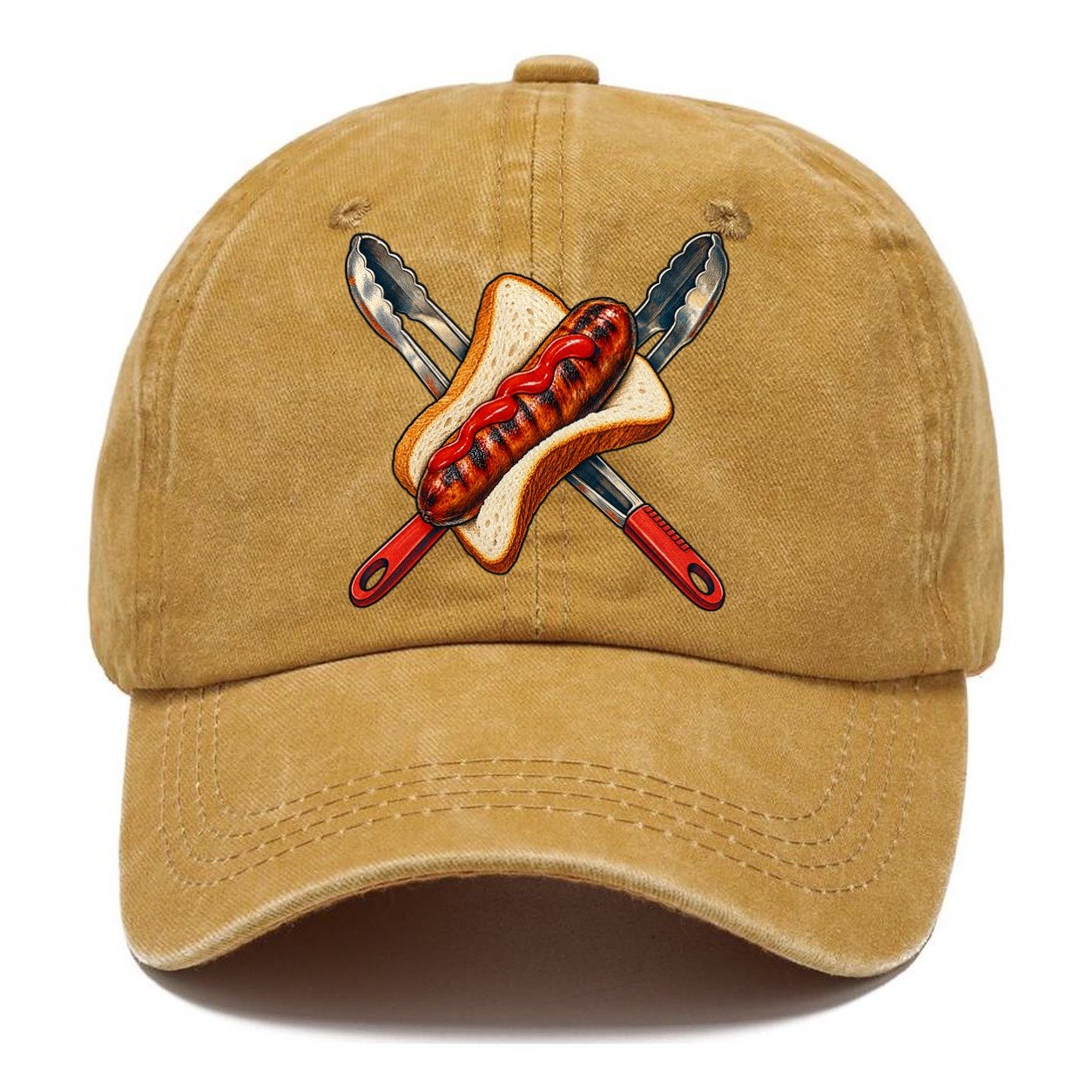 Sausage Sizzle Bread And Tongs Australia Cultural Icons Classic Cap – Golden Harvest