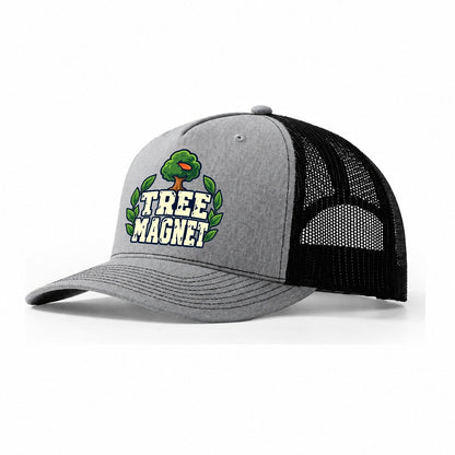 Tree Magnet Disc Golf Trucker Hat – Sport Grey Black