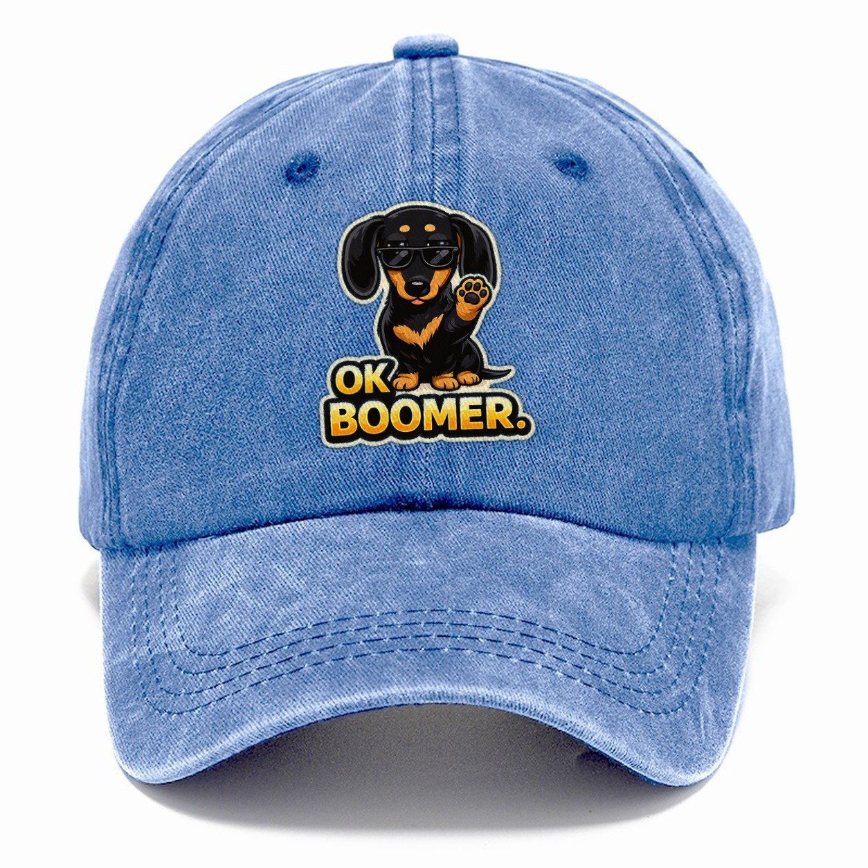 Dachshund Dismissing Generation Classic Cap – Summer Sky