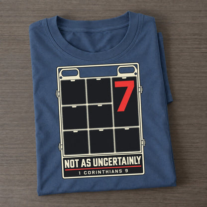 Not As Uncertainly Pit Board Parables Classic T-shirt – Twilight Navy
