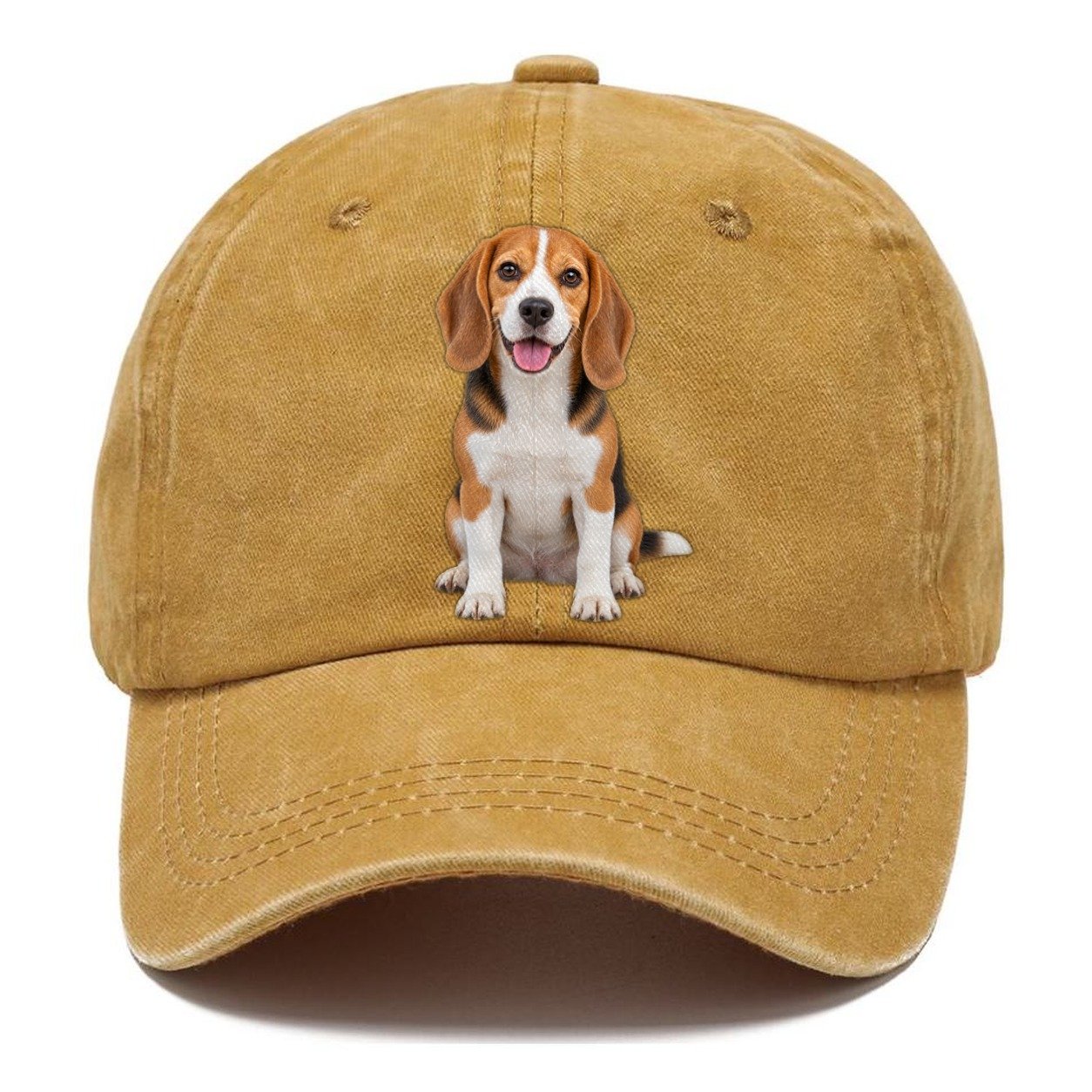 Beagle Sitting Top Breeds Classic Cap – Golden Harvest