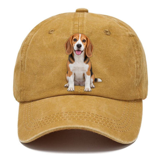 Beagle Sitting Top Breeds Classic Cap – Golden Harvest