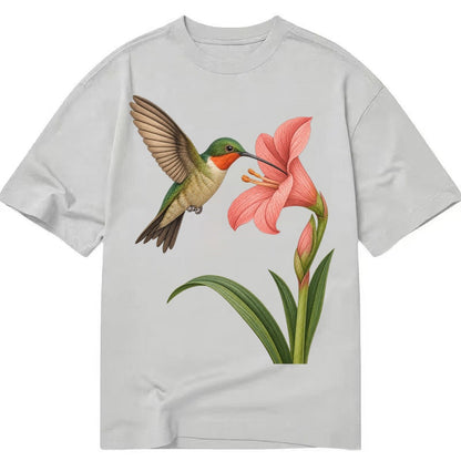 Hummingbird Haven Classic T-shirt – Grey