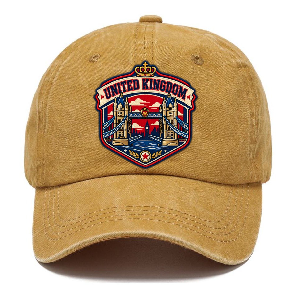 United Kingdom Retro Badge Country Logos Classic Cap – Golden Harvest