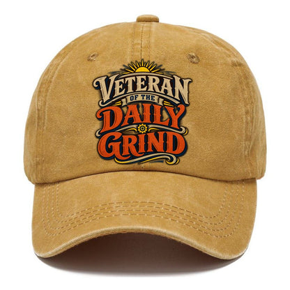 Veteran Of The Daily Grind Retired Living Classic Cap – Golden Harvest