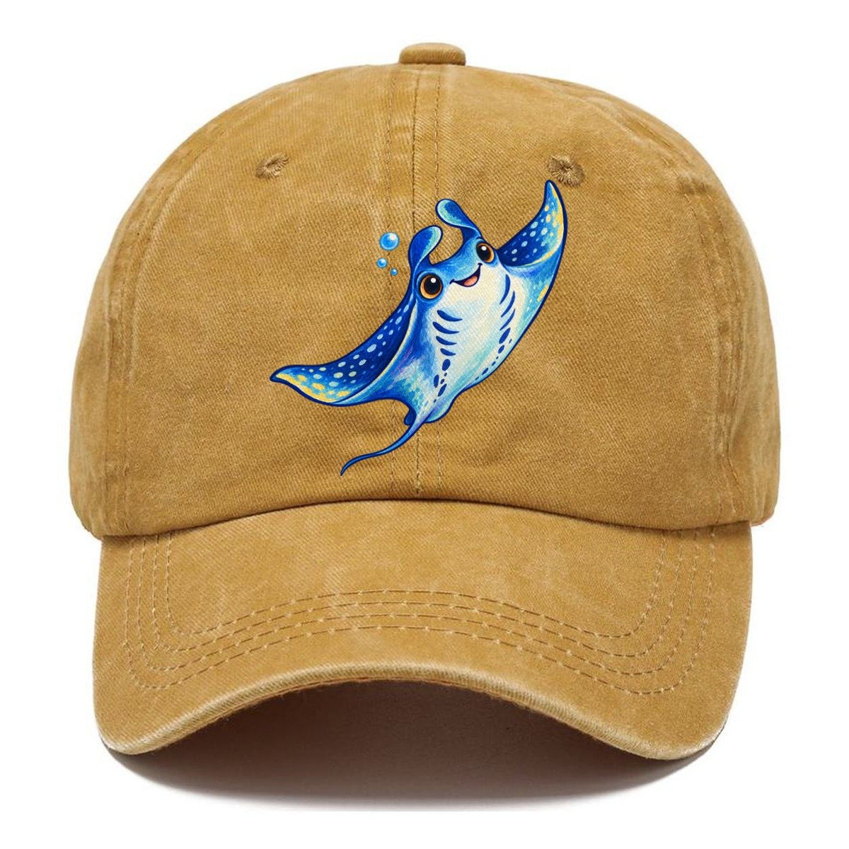 Manta Ray Upward Glide Sea Sprite Classic Cap – Golden Harvest