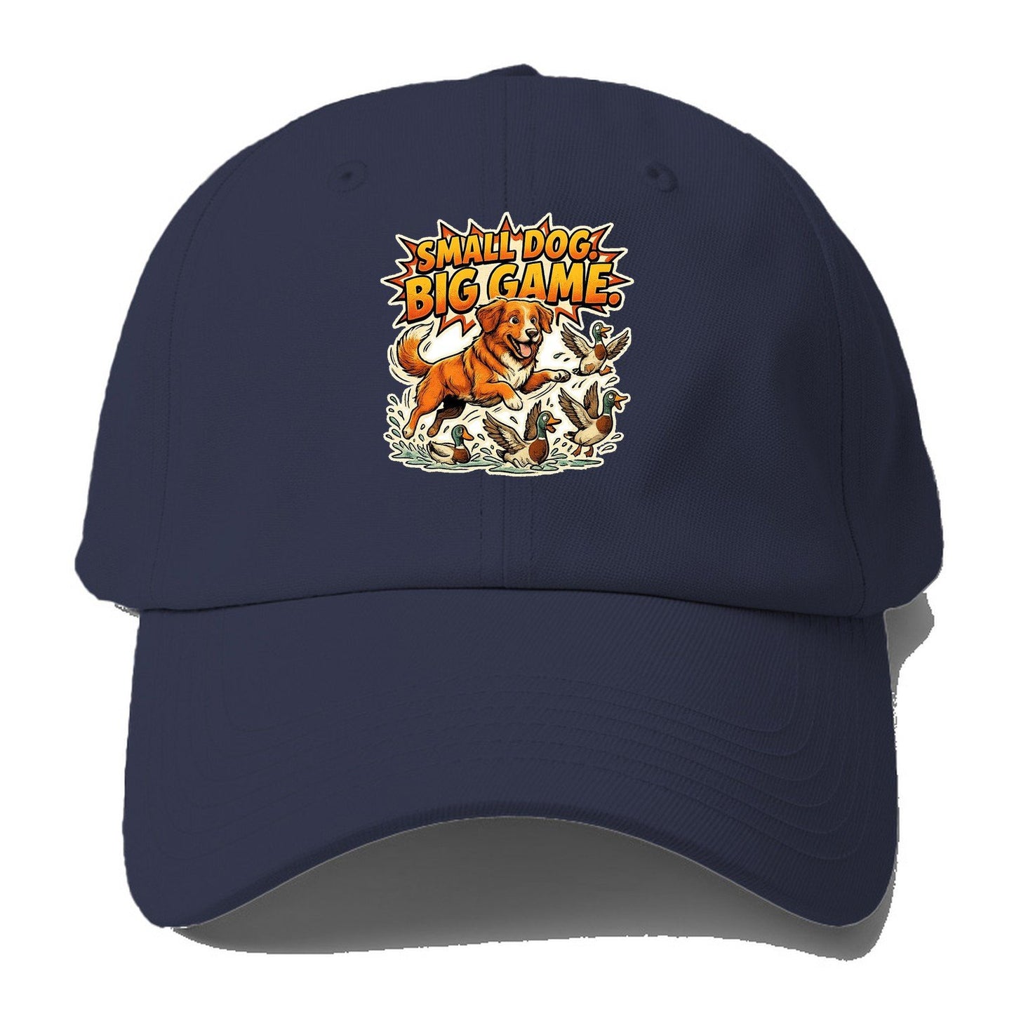 Small Dog Big Game Baseball Cap – Twilight Navy