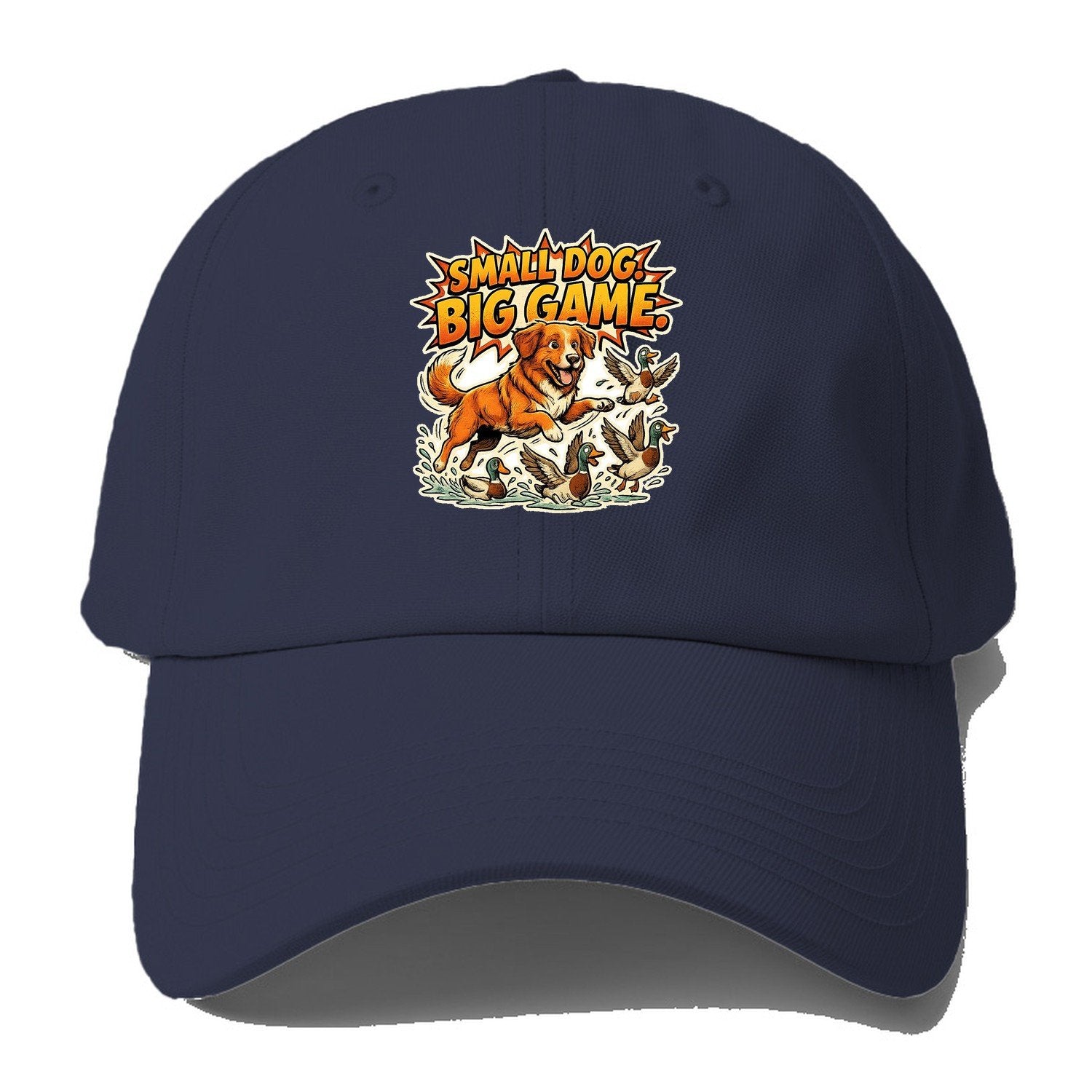Small Dog Big Game Baseball Cap – Twilight Navy