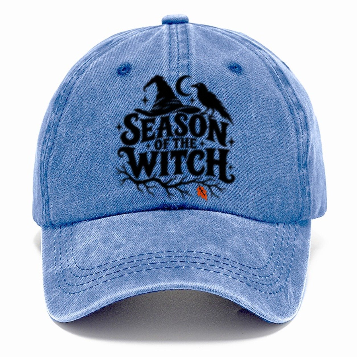 Season Of The Witch Slogan Witch Magic Classic Cap – Summer Sky