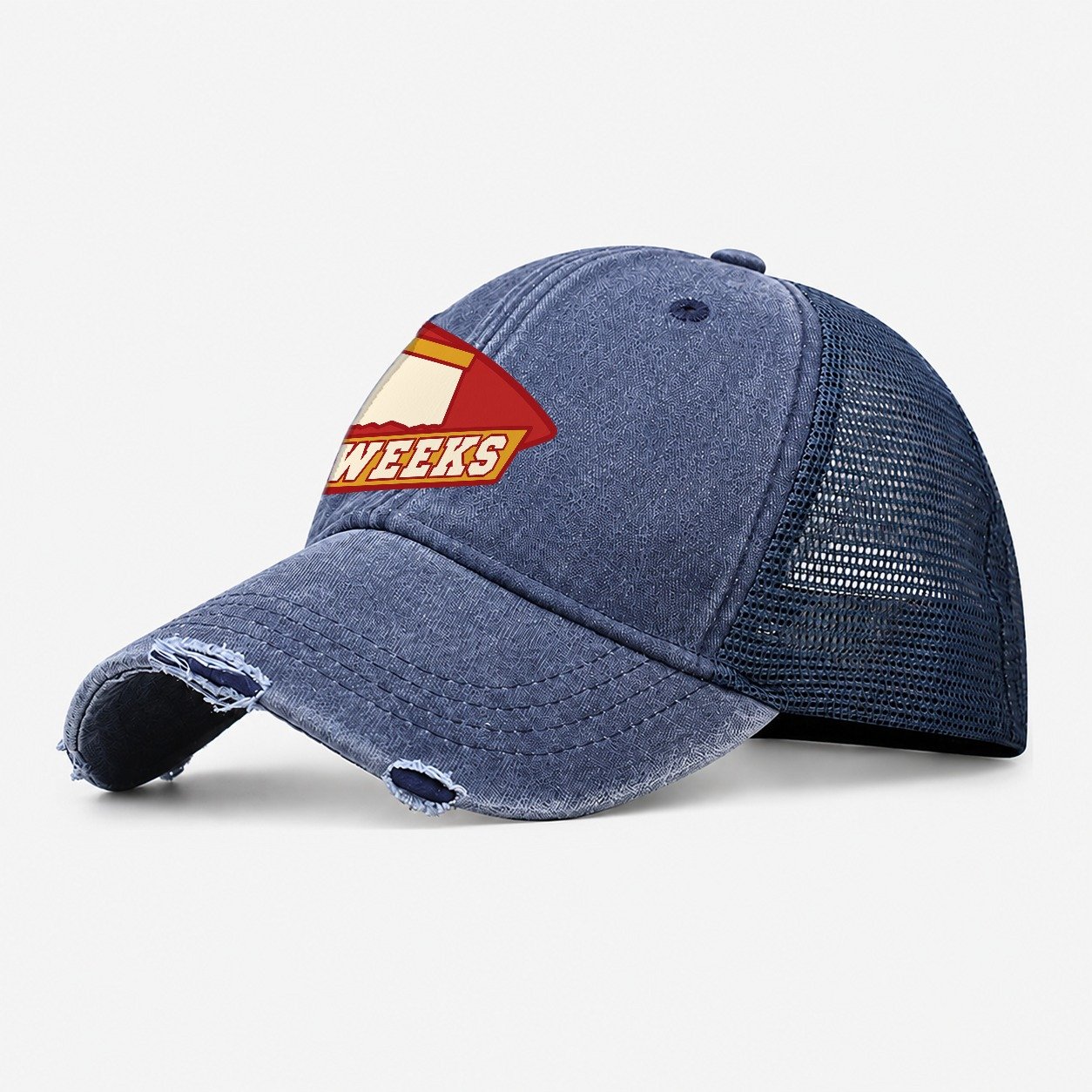Two Weeks Washed Trucker Hat – Navy