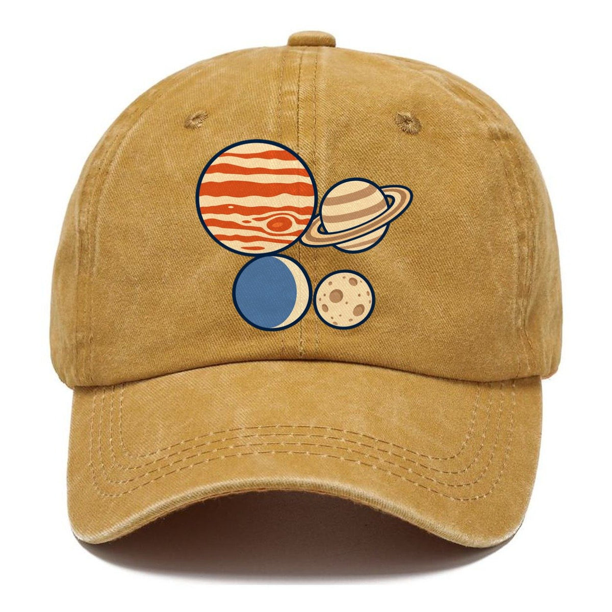 Planet Size Order Astronomy And Stargazing Classic Cap – Golden Harvest