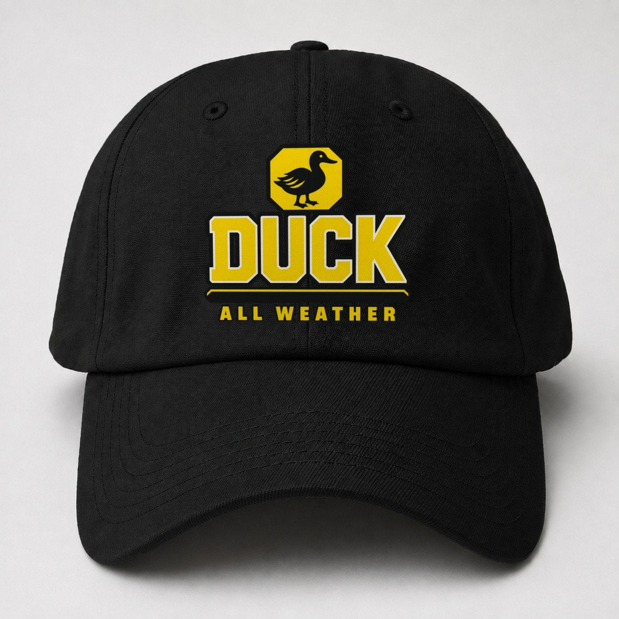 Duck All Weather Heavy Duty Baseball Cap – Black