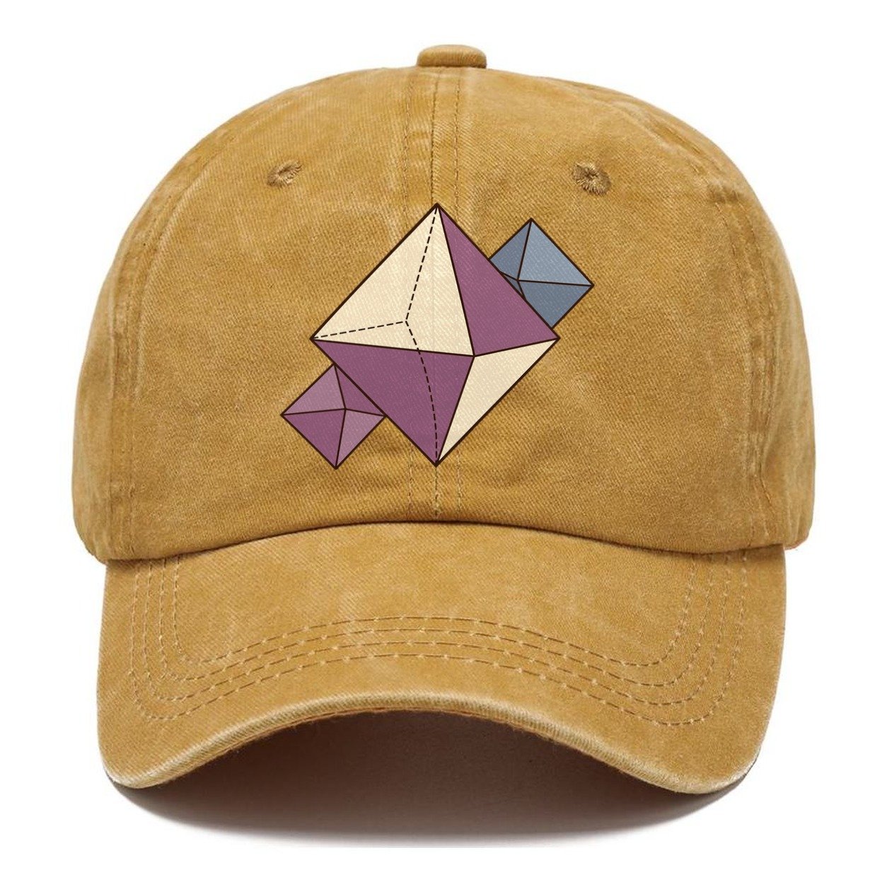 Fluorite Crystal Geometry Rocks And Minerals Classic Cap – Golden Harvest