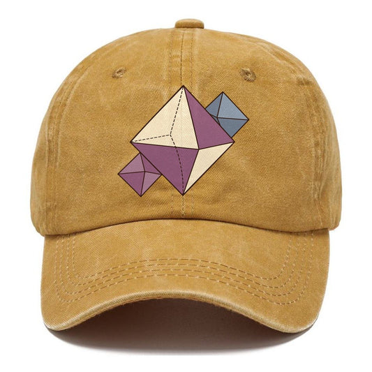 Fluorite Crystal Geometry Rocks And Minerals Classic Cap – Golden Harvest
