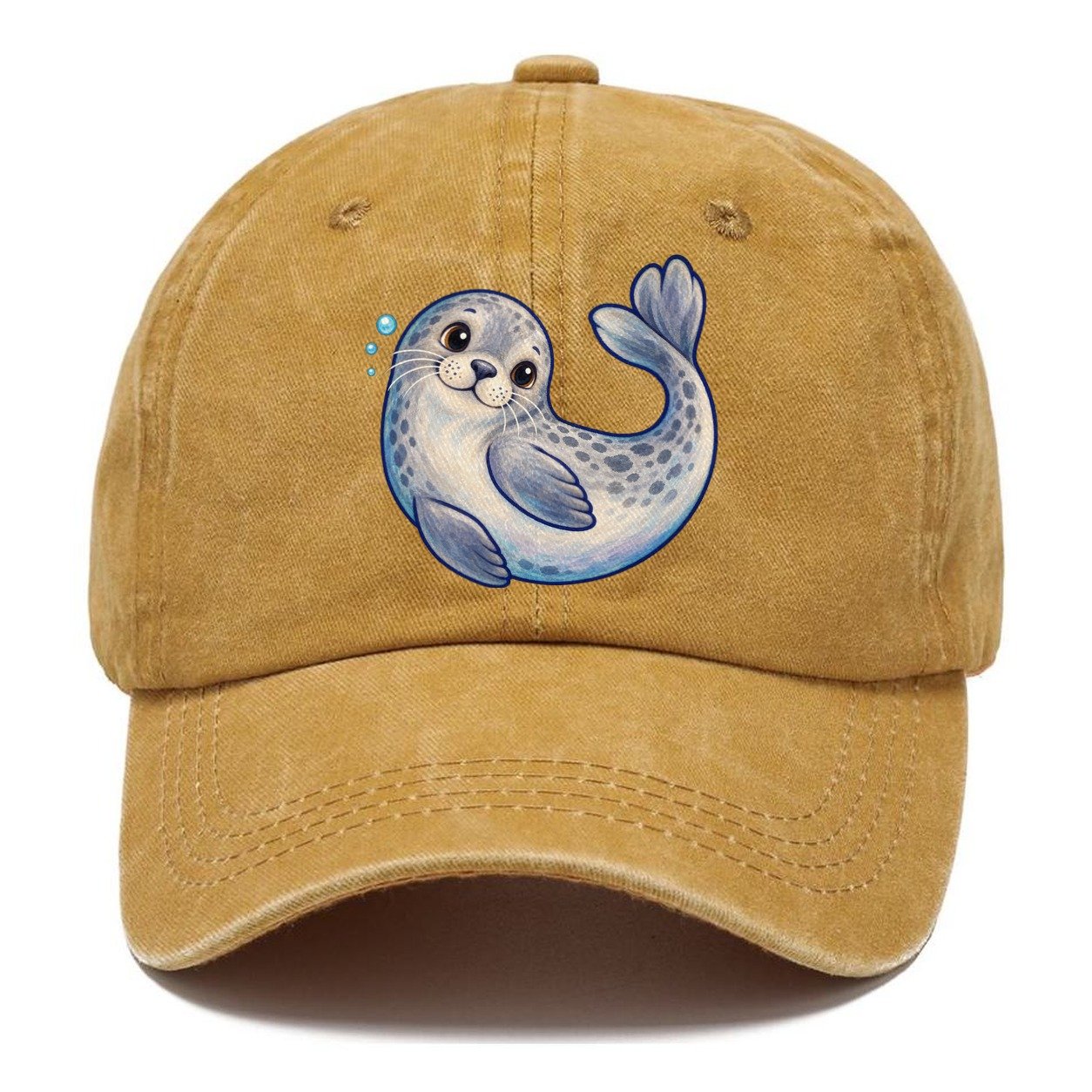 Seal Side Roll Sea Sprite Classic Cap – Golden Harvest