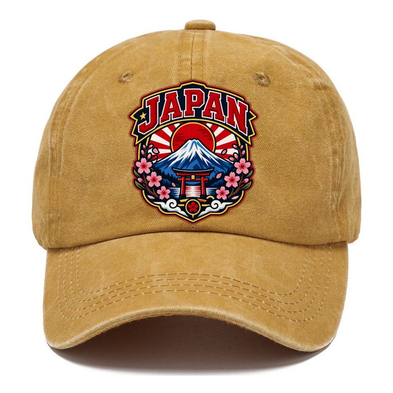 Japan Retro Badge Country Logos Classic Cap – Golden Harvest