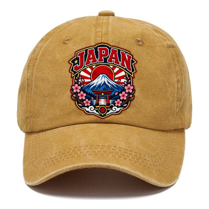 Japan Retro Badge Country Logos Classic Cap – Golden Harvest