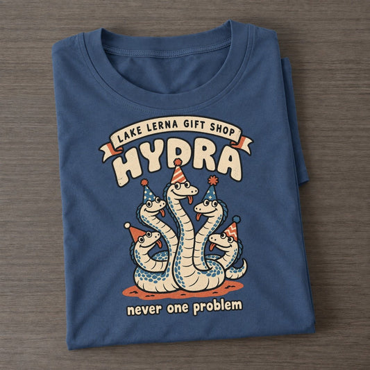 Hydra Olympus Gift Shop Classic T-shirt – Twilight Navy