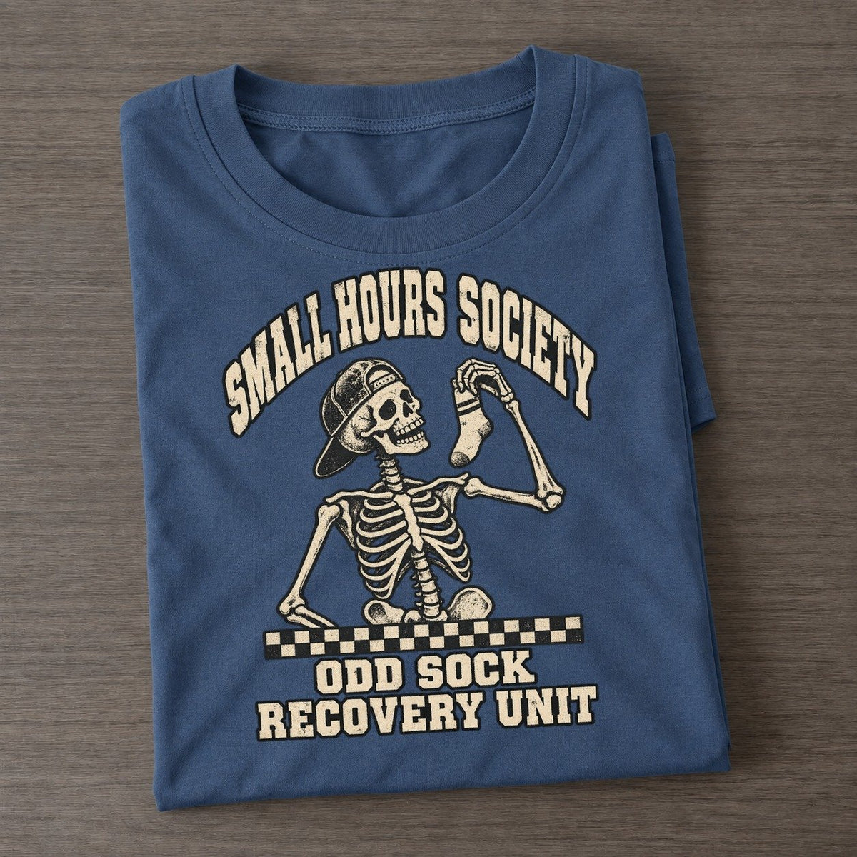 Sock Hunt Small Hours Society Classic T-shirt – Twilight Navy