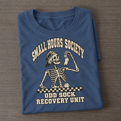 Sock Hunt Small Hours Society Classic T-shirt – Twilight Navy