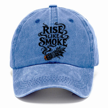 Rise Like Smoke Slogan Witch Magic Classic Cap – Summer Sky