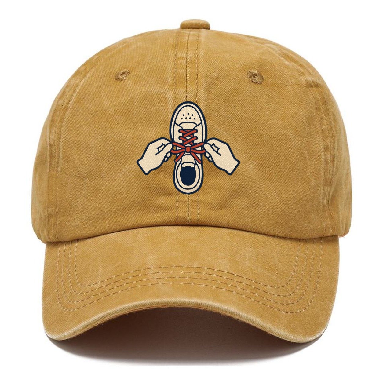 Lace Retie Tennis Match Rituals Classic Cap – Golden Harvest