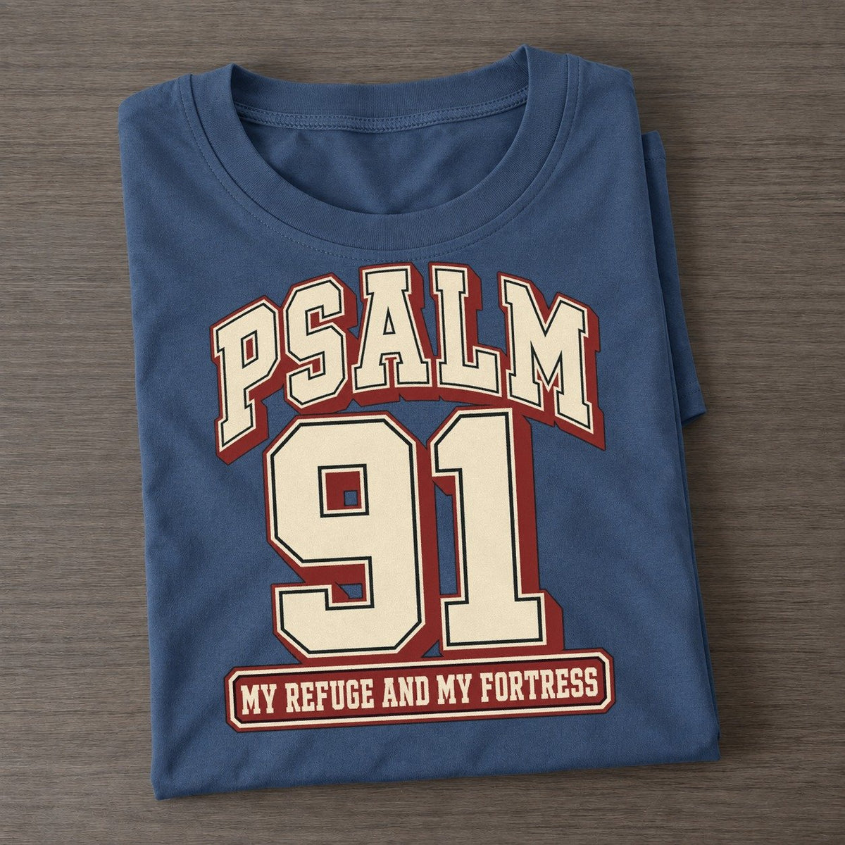 Psalm 91 Varsity Chapel Varsity Classic T-shirt – Twilight Navy