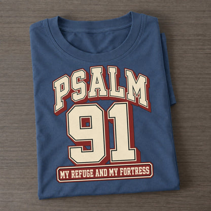 Psalm 91 Varsity Chapel Varsity Classic T-shirt – Twilight Navy