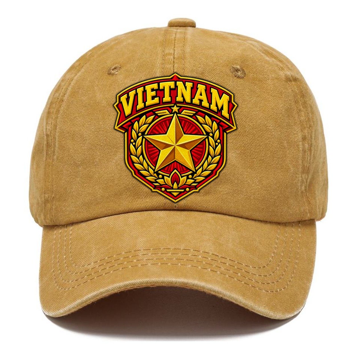 Vietnam Retro Badge Country Logos Classic Cap – Golden Harvest