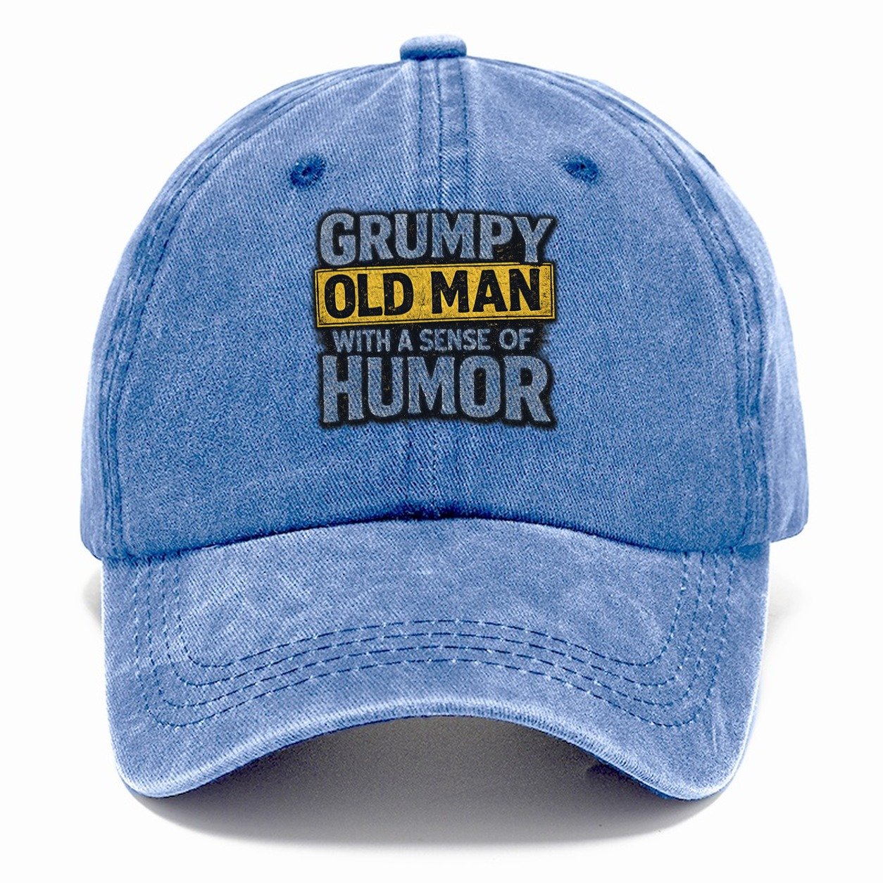 Grumpy Old Man Humor Classic Cap – Summer Sky