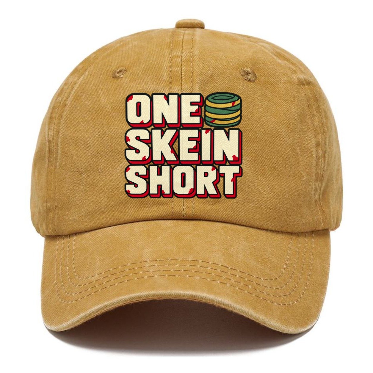 One Skein Short Yarn Crafts Classic Cap – Golden Harvest