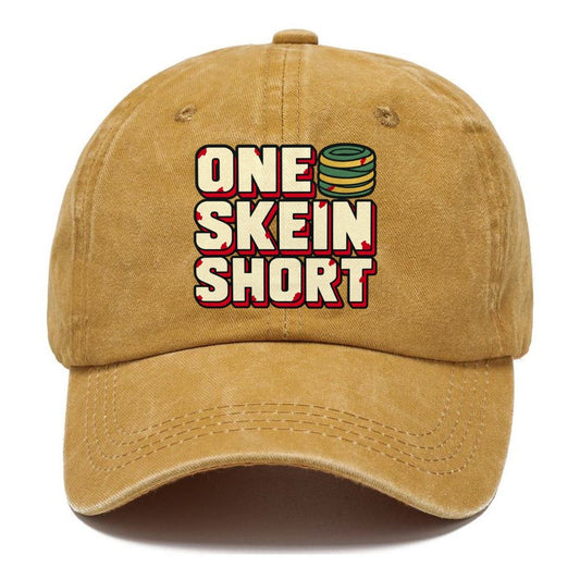 One Skein Short Yarn Crafts Classic Cap – Golden Harvest