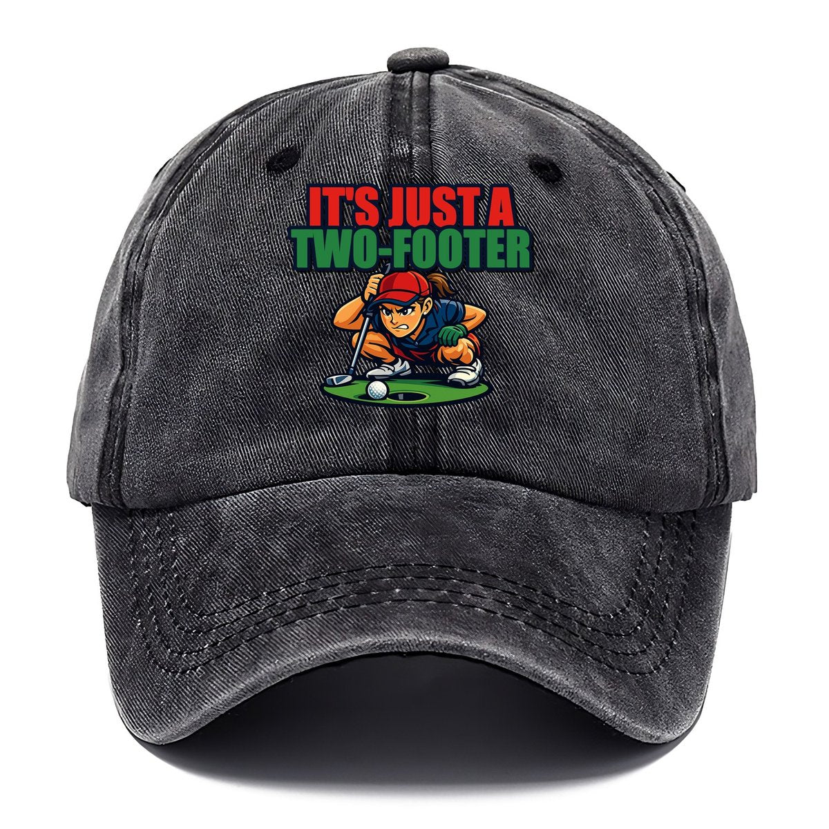It Is Just A Two Footer Golf Classic Cap – Golden Harvest