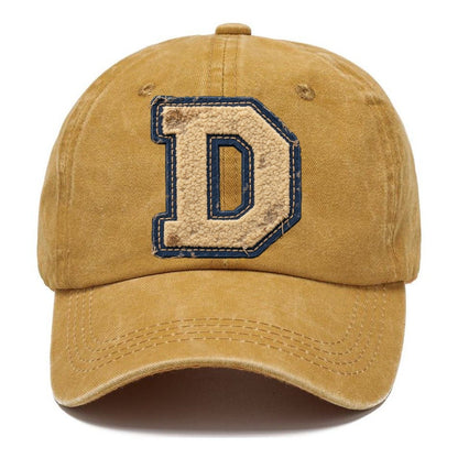 Varsity Chenille D Monogram Classic Cap – Golden Harvest