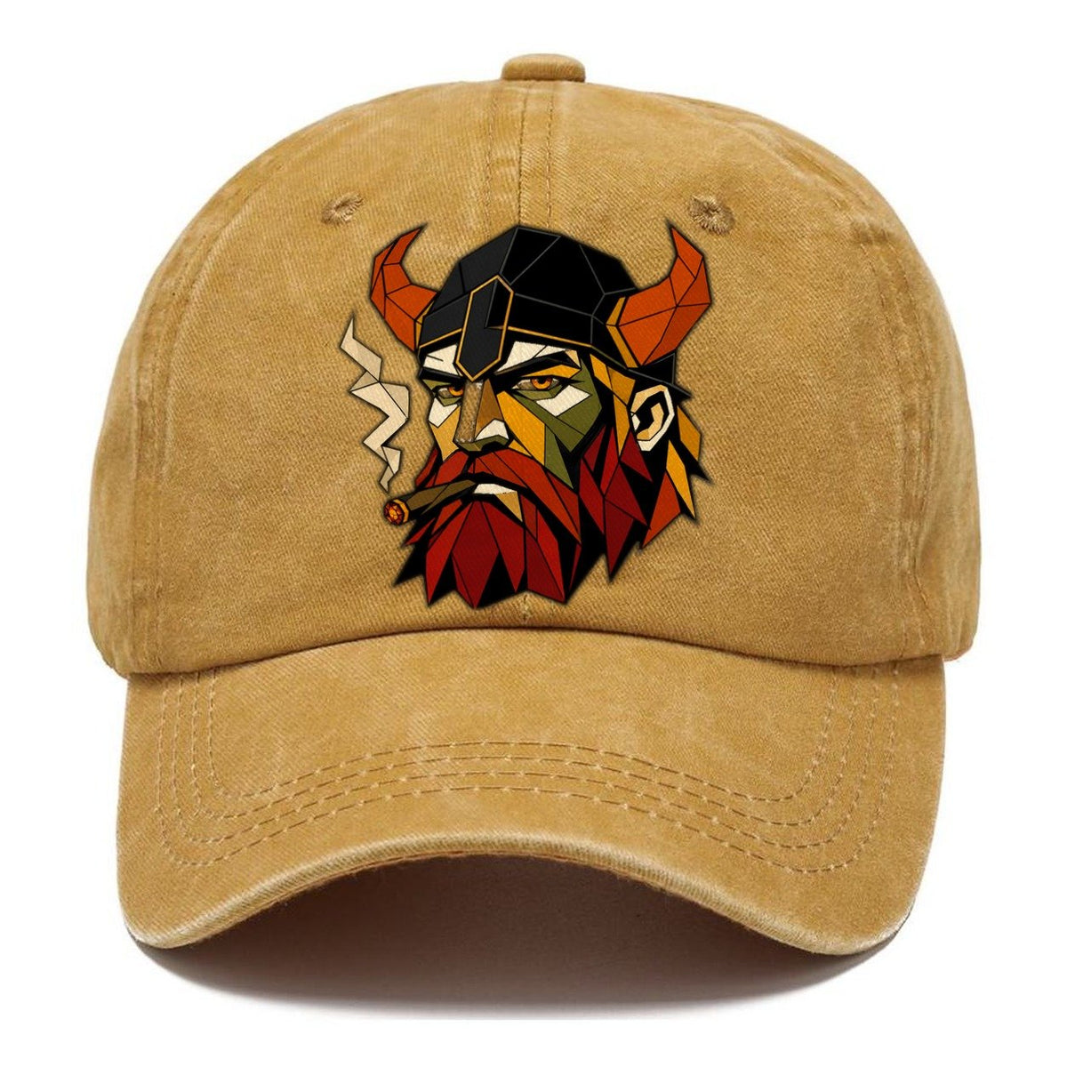 Viking Warrior Portrait Classic Cap – Golden Harvest