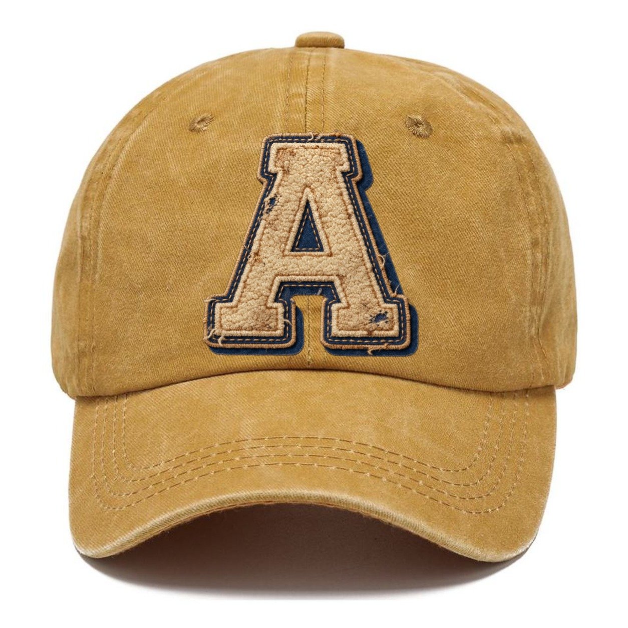Varsity Chenille A Monogram Classic Cap – Golden Harvest