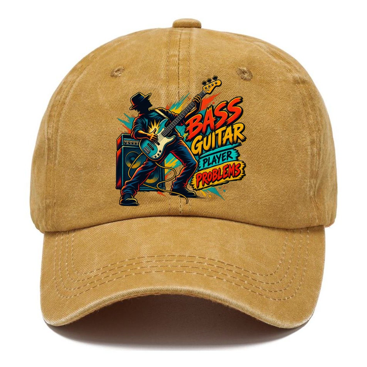 Bass Guitar Player Problems Music Instruments Classic Cap – Golden Harvest