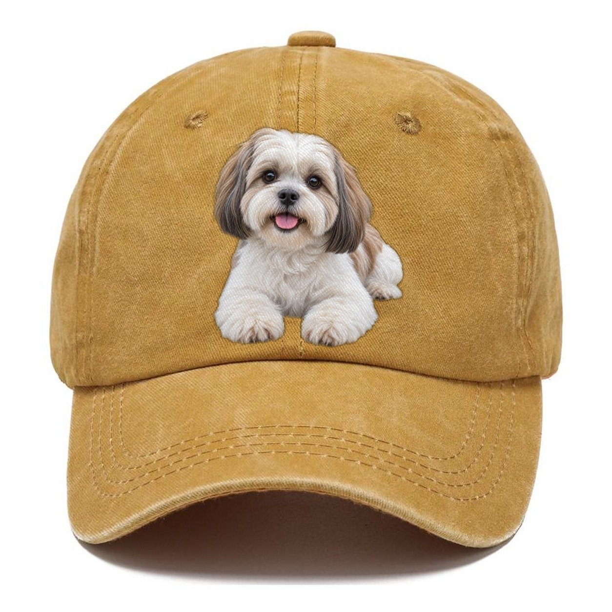 Shih Tzu Lying Down Top Breeds Classic Cap – Golden Harvest