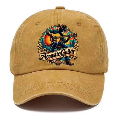 Acoustic Guitar Crest Music Instruments Classic Cap – Golden Harvest