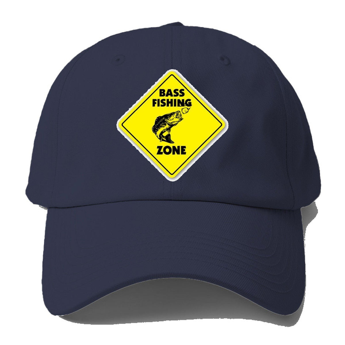 Bass Fishing Zone Baseball Cap – Twilight Navy
