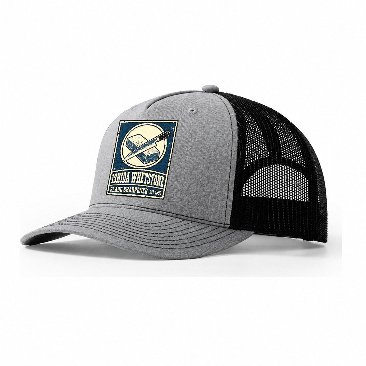Ishida Whetstone Noren Trade Co Trucker Hat – Sport Grey Black