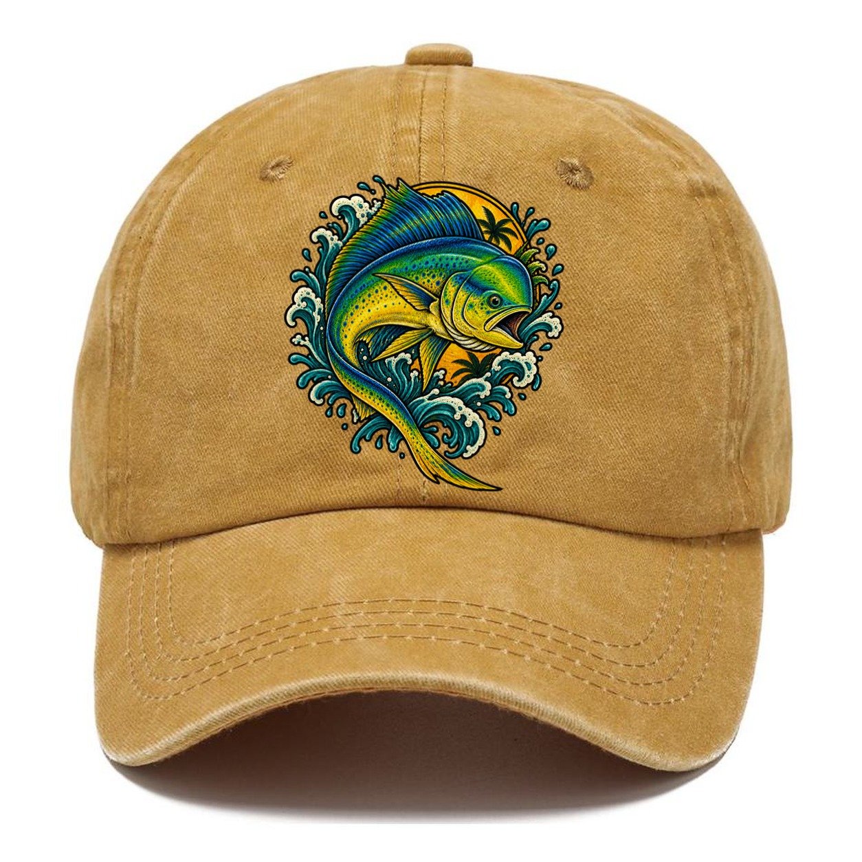 Mahi Mahi Blaze Fishing Club Classic Cap – Golden Harvest